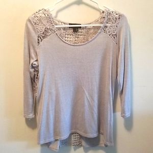 I Jeans By Buffalo Grey 3/4 Length Shirt